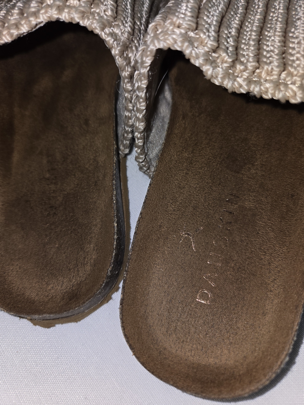 Danskin Neutral Beige Woven Slip-On Shoe - Picture 3 of 7